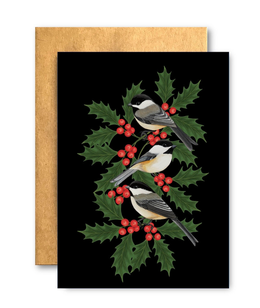 Holiday Chickadees